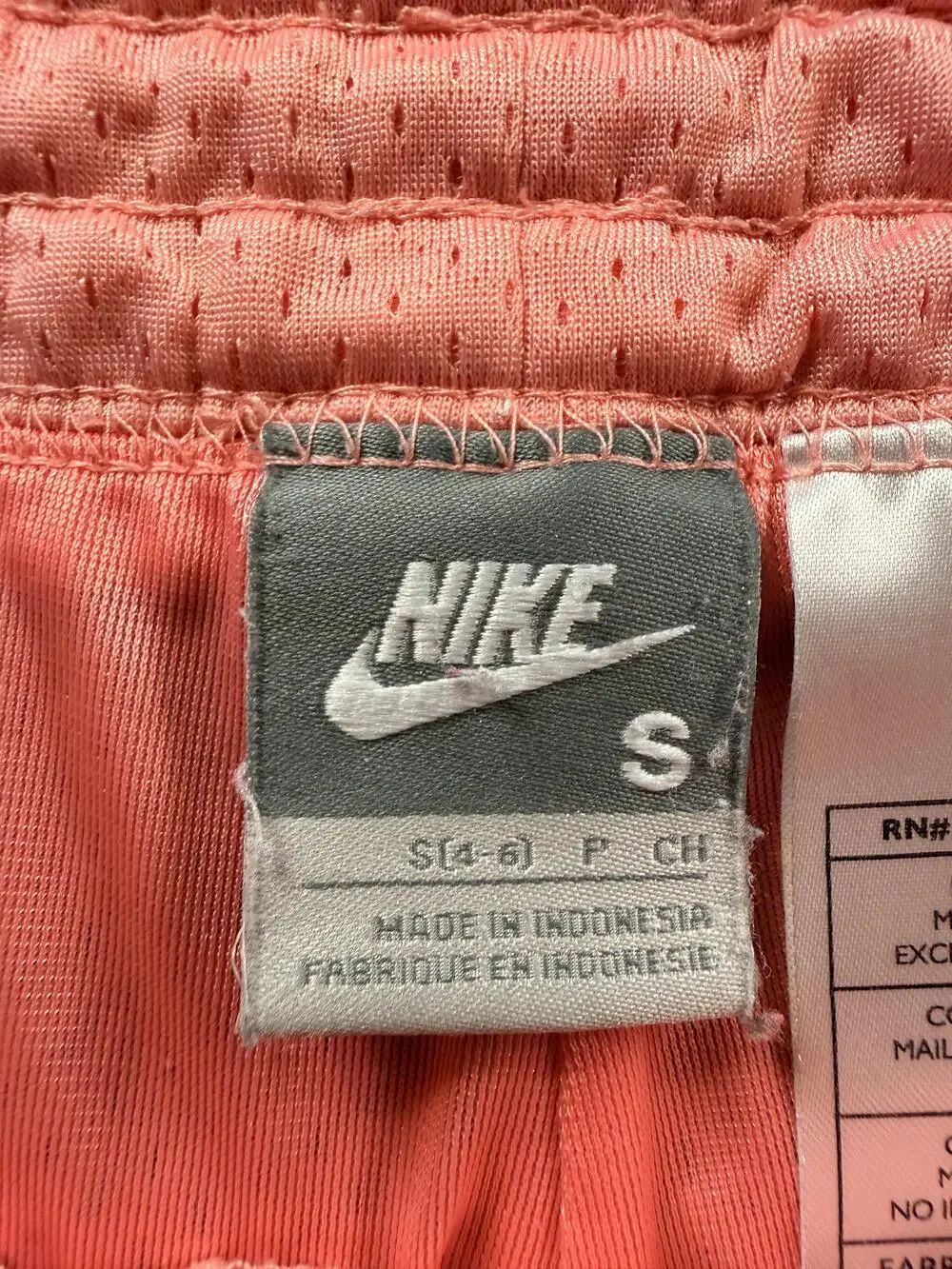 Nike Shorts Womens Small Pink Mesh Elastic Waist Running Training Athletic